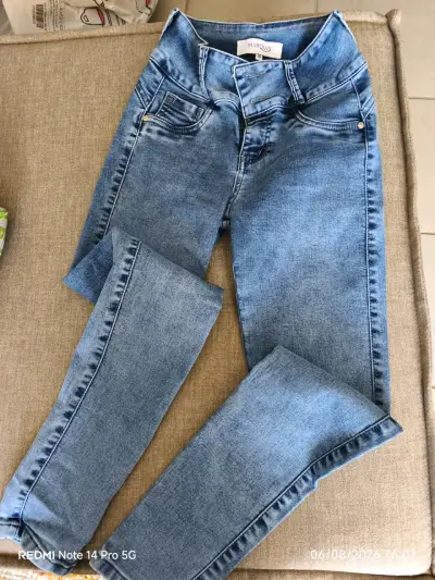 Jeans azul claro para mujer Marquis - miniatura 1