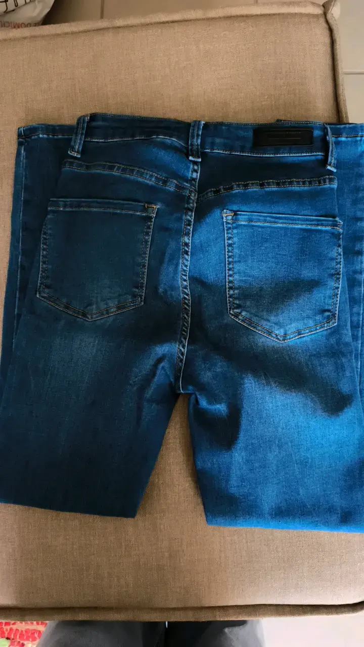 Jeans azul desgastados para mujer - 3