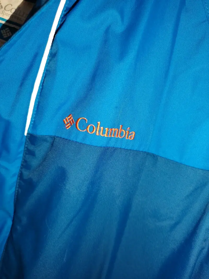 Chaqueta impermeable azul Columbia Omni-Heat - 3