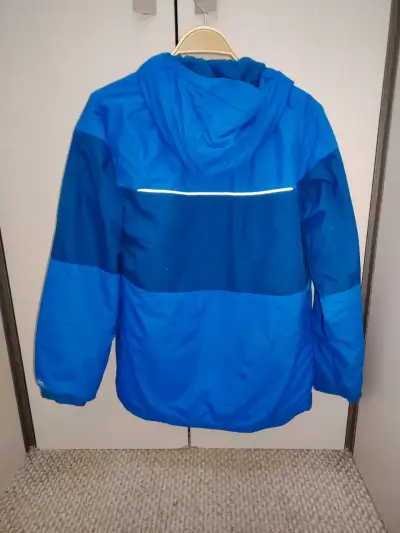Chaqueta impermeable azul Columbia Omni-Heat - miniatura 4