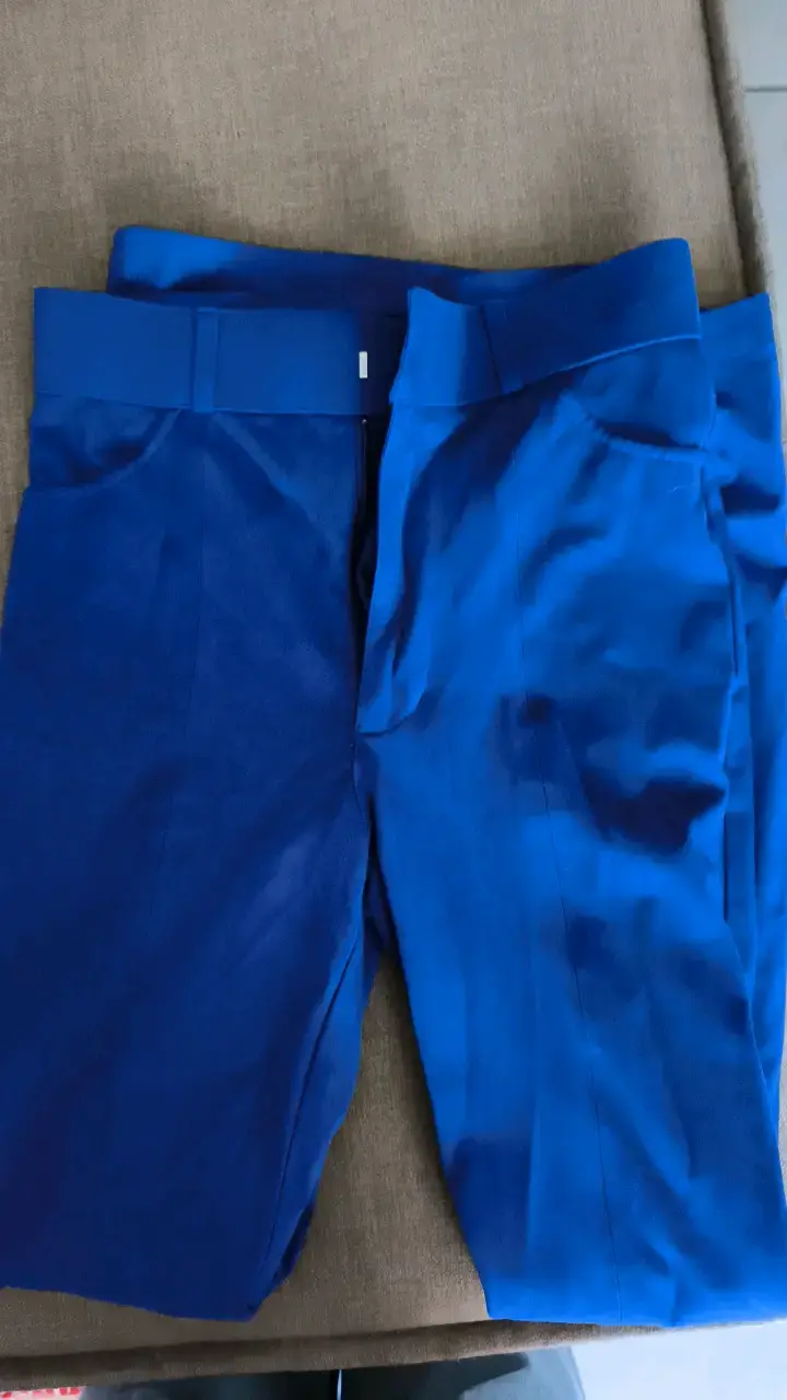 Pantalones azules de mujer Zara - 2