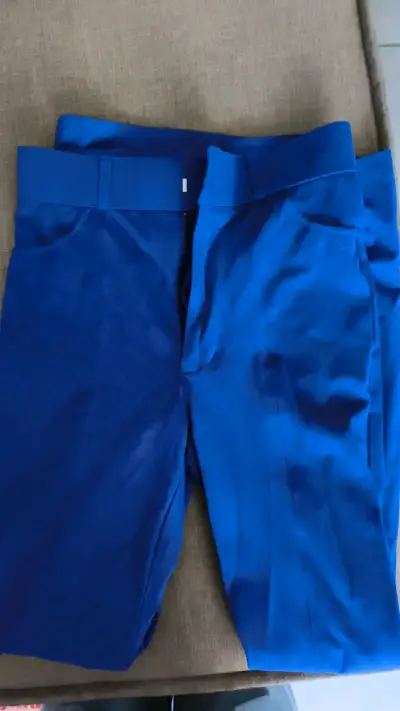 Pantalones azules de mujer Zara - miniatura 2