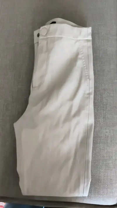 Pantalones beige Zara para mujer - miniatura 2