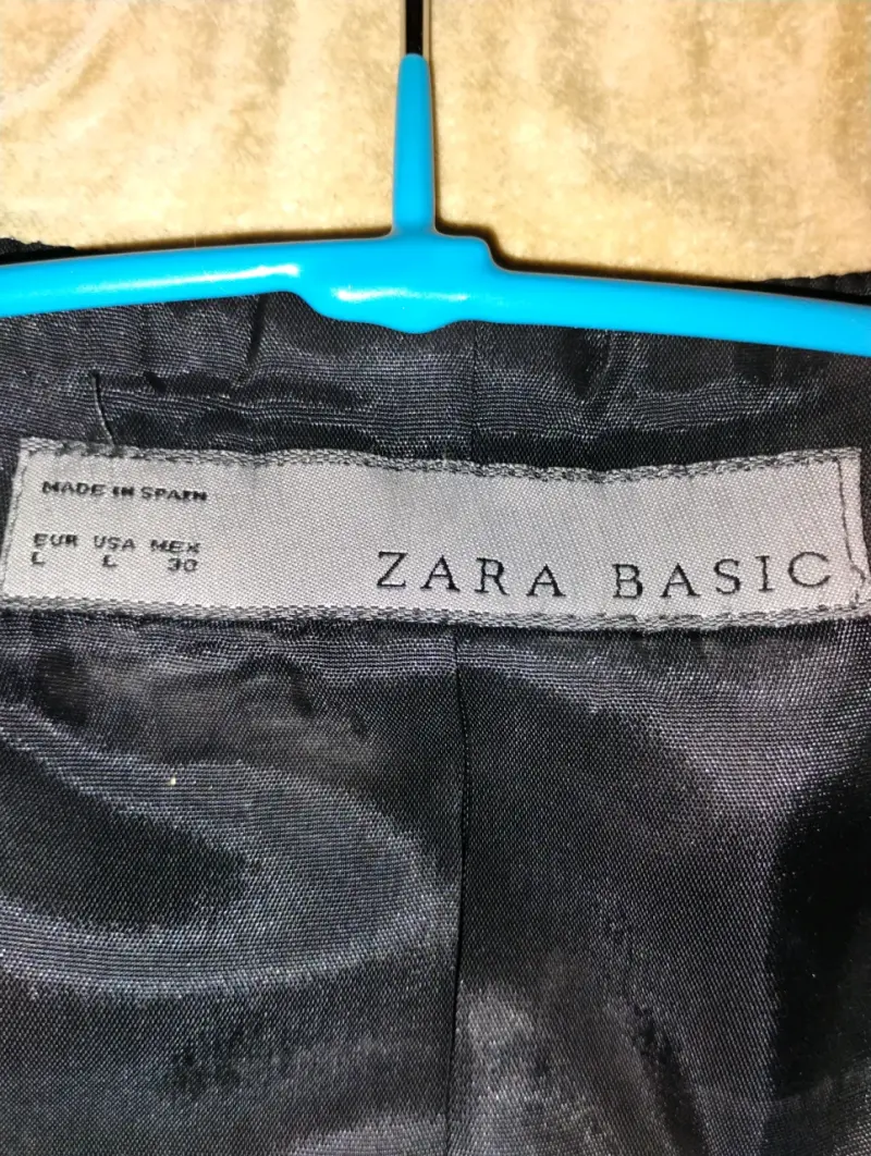 Blazer Beige Mujer Zara Basic - 2