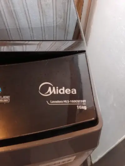 Lavadora Midea 16kg con tapa de vidrio templado - miniatura 2