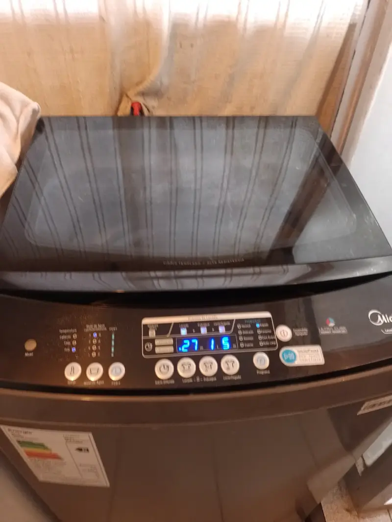 Lavadora Midea 16kg con tapa de vidrio templado - 4