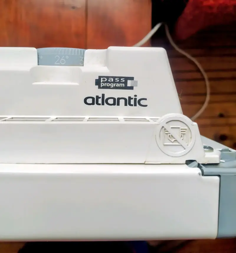 Calefactor eléctrico mural Atlantic blanco - 5
