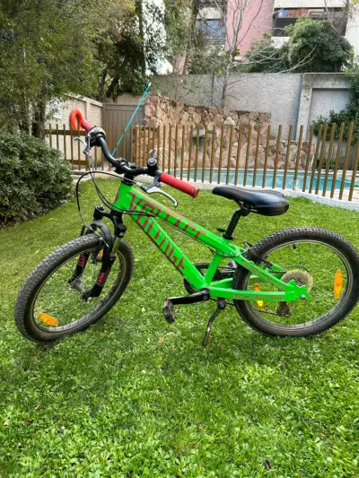 Bicicleta Verde Infantil Rodado 20 - miniatura 1