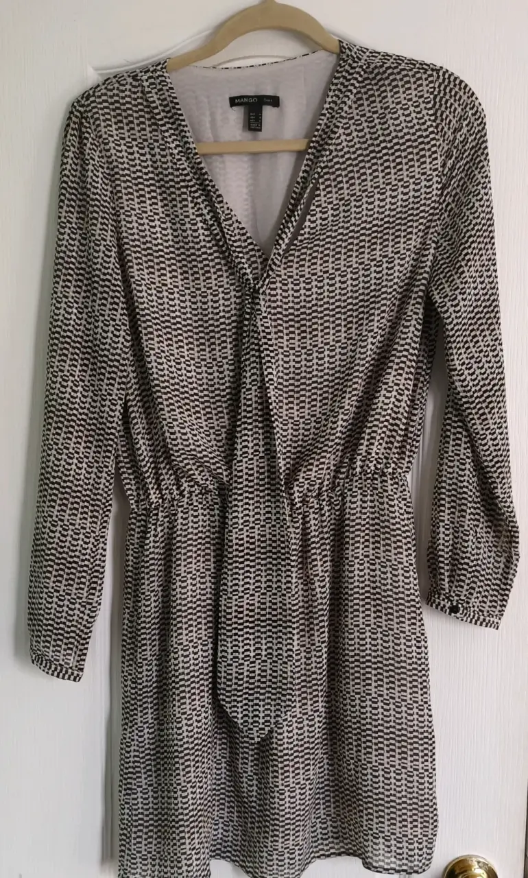 Vestido estampado Mango talla M - 2
