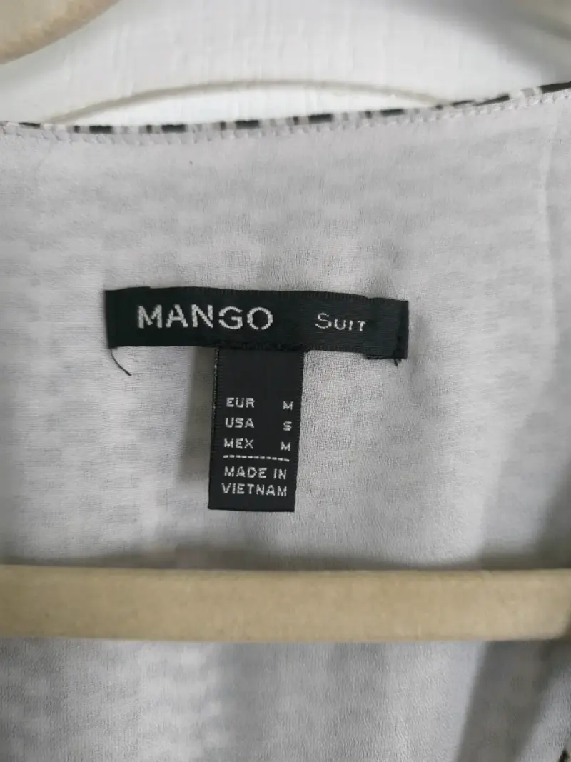 Vestido estampado Mango talla M - 3