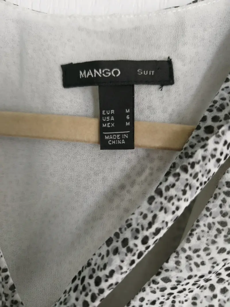 Vestido estampado de manga larga Mango - 2