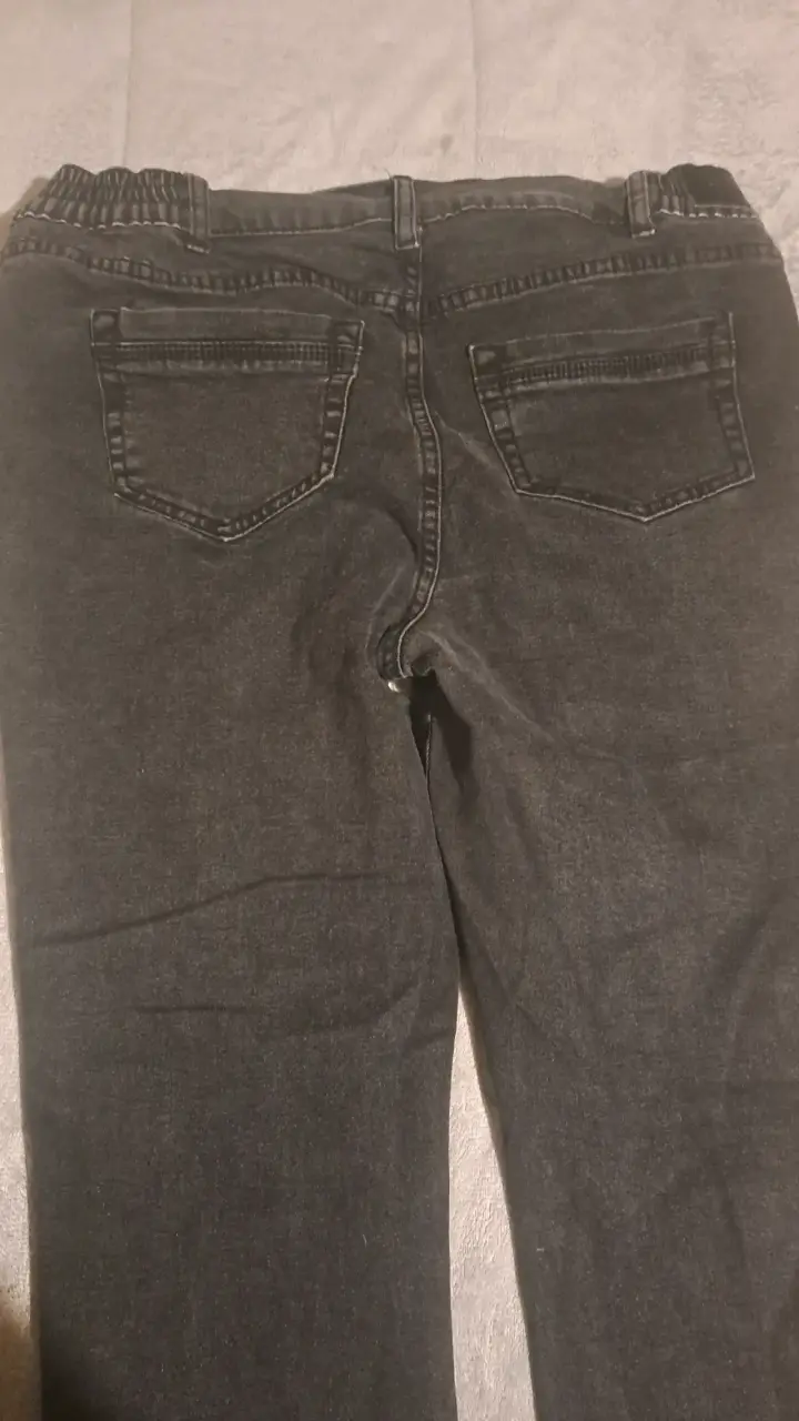 Jeans negros para hombre talla 46 - 2