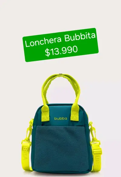 Lonchera Bubba Bubbita verde y amarilla - miniatura 1