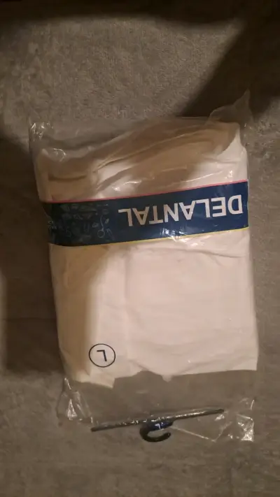 Camisa blanca talla L Delantal nueva - miniatura 1