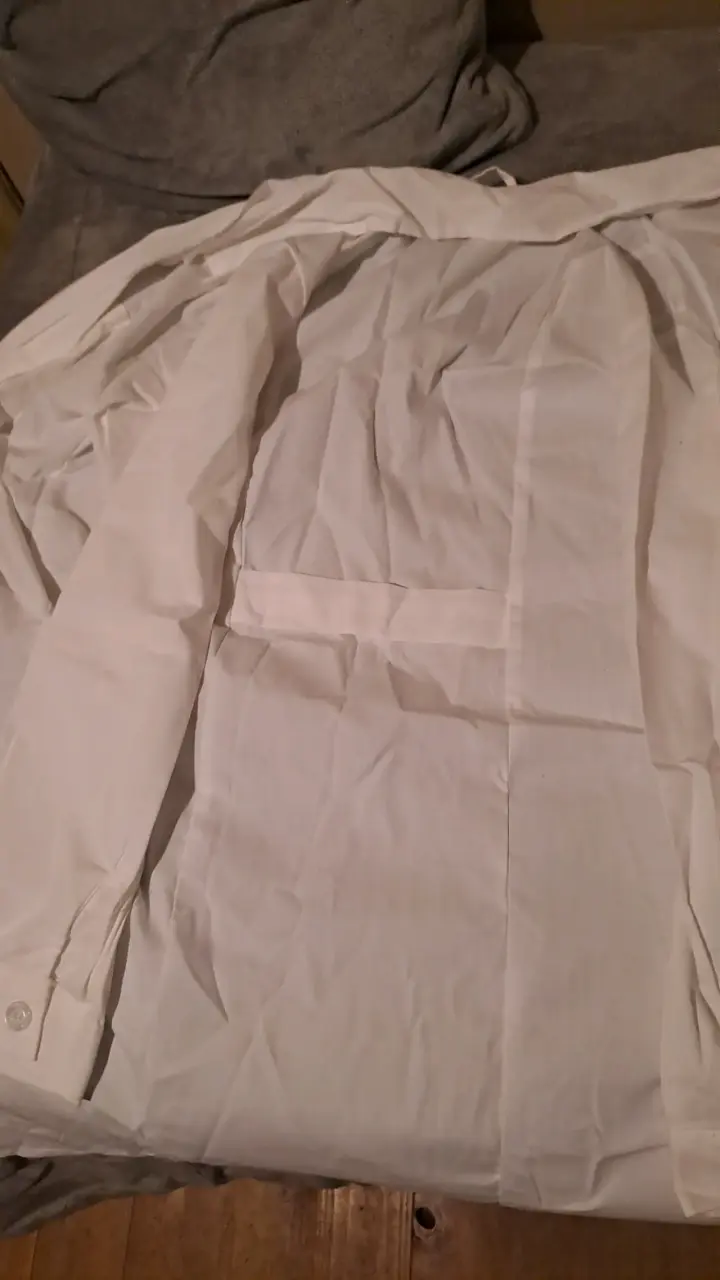 Camisa blanca talla L Delantal nueva - 3