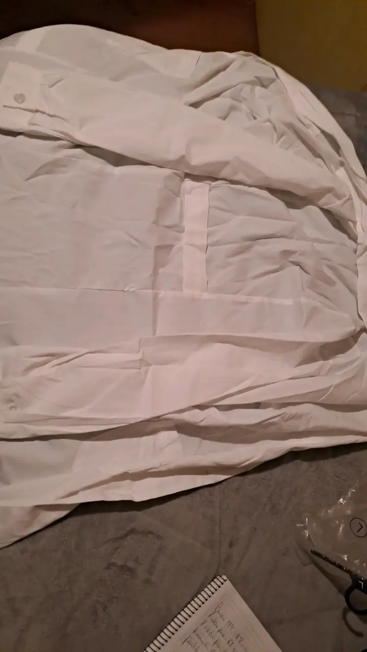 Camisa blanca talla L Delantal nueva - 4
