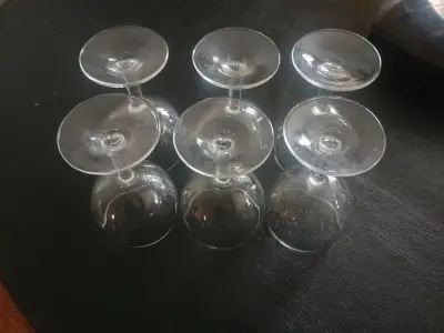 Set de 6 copas de vino de vidrio - miniatura 2