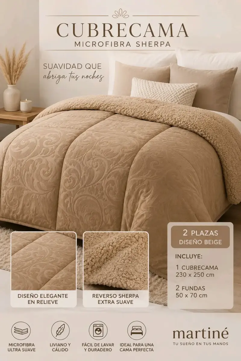 Cubre cama microfibra embossed 3 plazas verde - 3