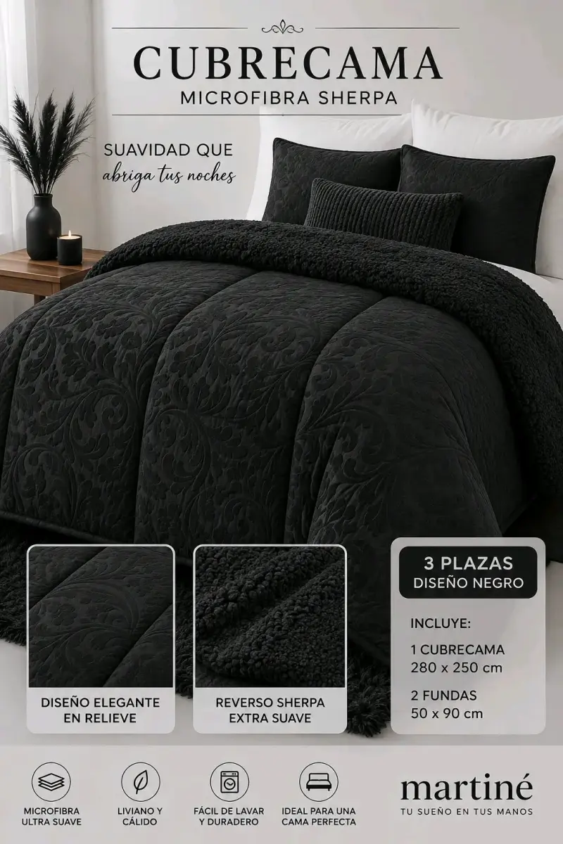Cubre cama microfibra embossed 3 plazas verde - 4