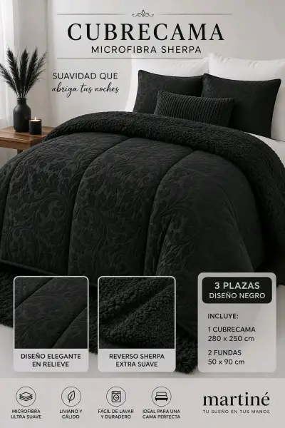 Cubre cama microfibra embossed 3 plazas verde - miniatura 4