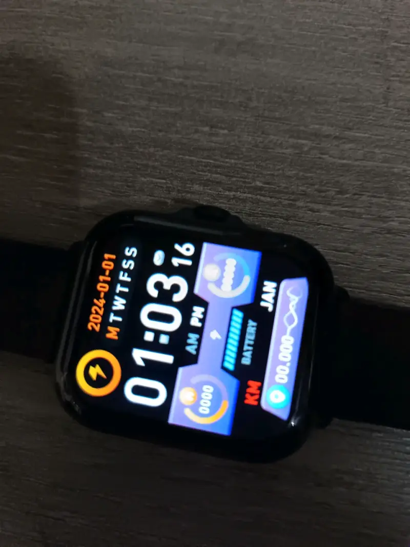Reloj inteligente con pantalla táctil y cargador - 1