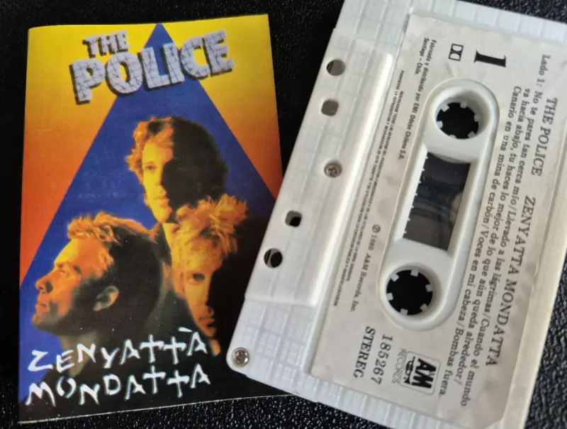 Cassette The Police Zenyatta Mondatta Vintage