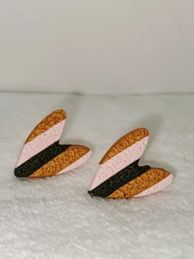 Set de aros artesanales en Arcilla Polimérica - miniatura 1