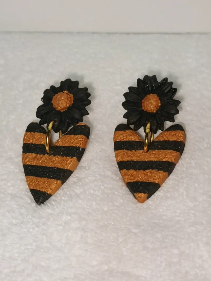 Set de aros artesanales en Arcilla Polimérica - 6