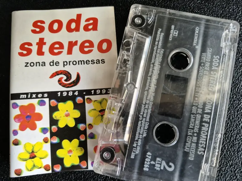 Cassette Soda Stereo Zona de Promesas 1984-1993