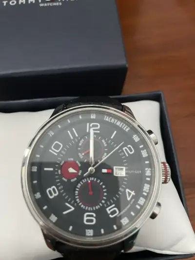 Reloj Tommy Hilfiger cronógrafo negro - miniatura 1