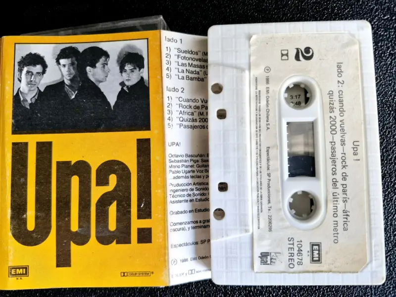 Cassette de música Upa! 1986 original