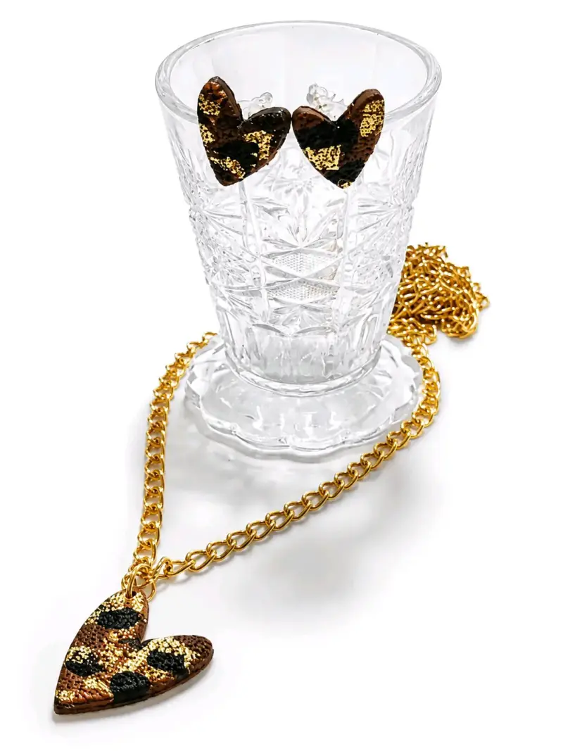 Set de Joyas de Arcilla Polimérica con Detalles Do - 4