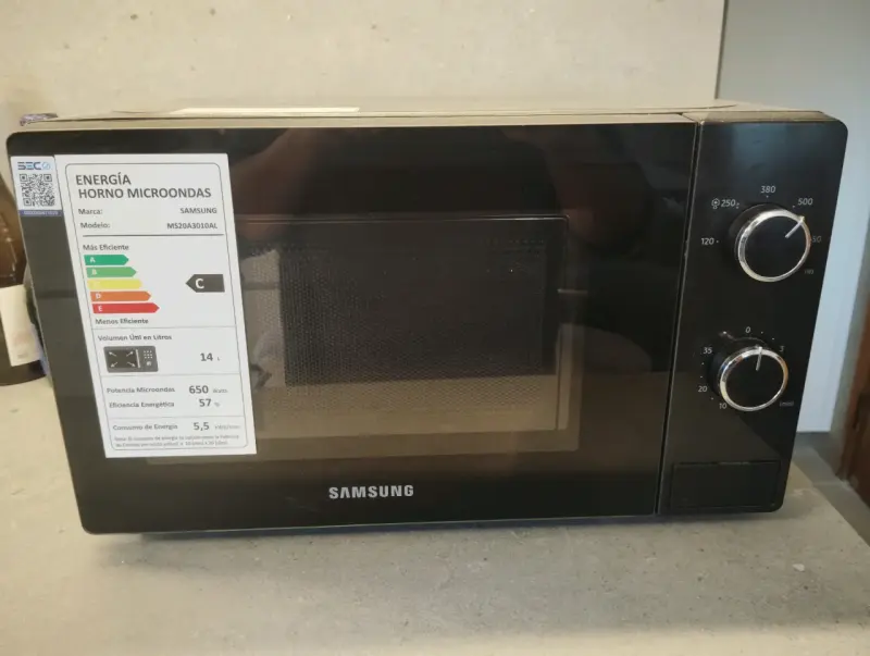 Microondas Samsung 20L Negro - 4