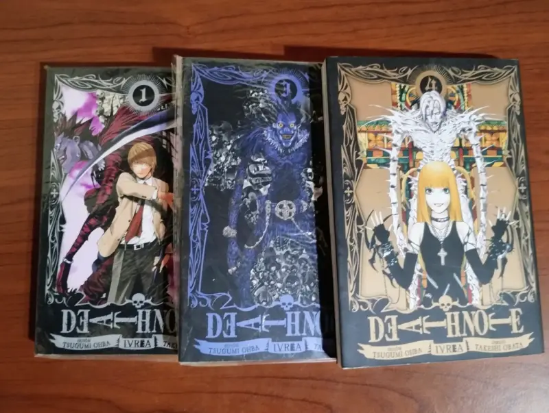 Colección de mangas Death Note Volúmenes 1-3-4