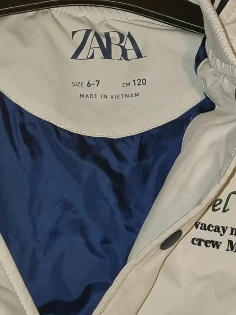 Chaqueta Infantil Bicolor Zara Talla 6-7 - 3