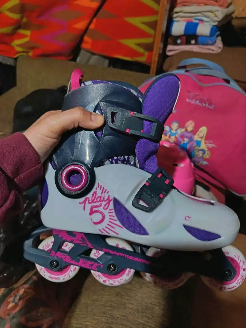 Patines en línea para niños con casco y mochila - 3