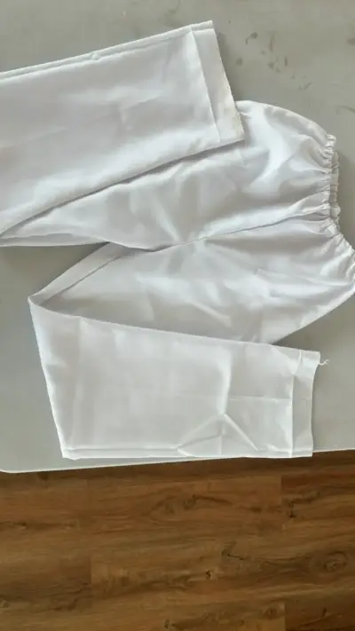 Pantalones blancos talla 12 niño fiestas patrias - miniatura 1