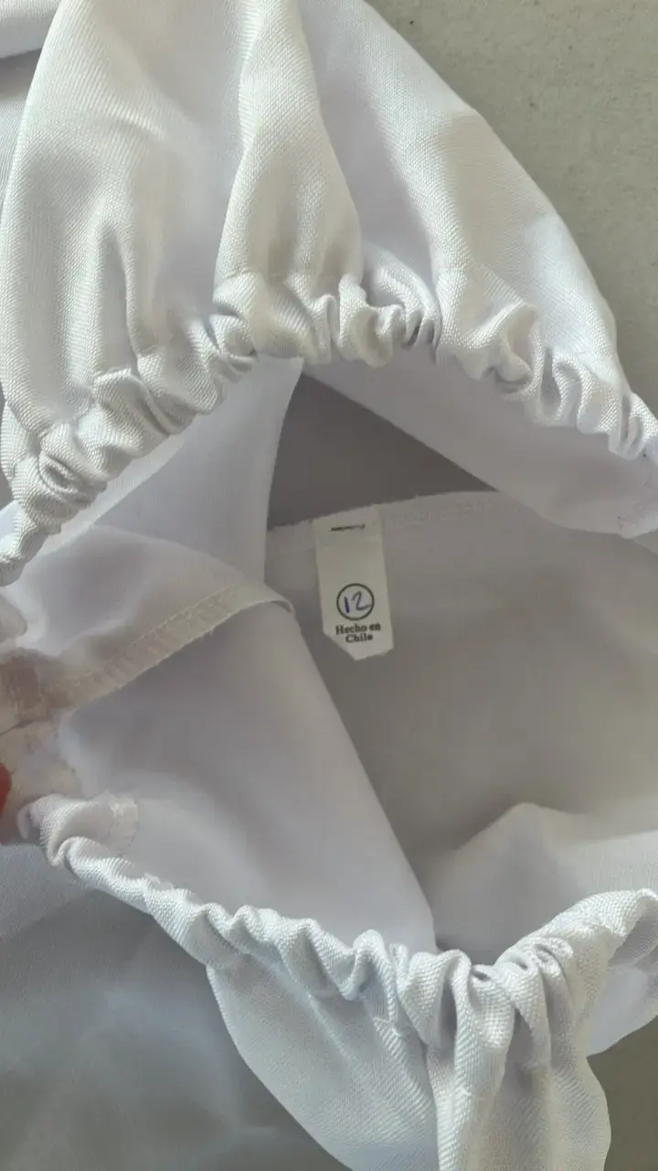 Pantalones blancos talla 12 niño fiestas patrias - 3