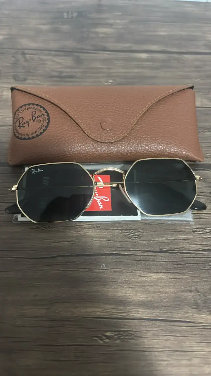 Gafas de Sol Ray-Ban Hexagonales Doradas