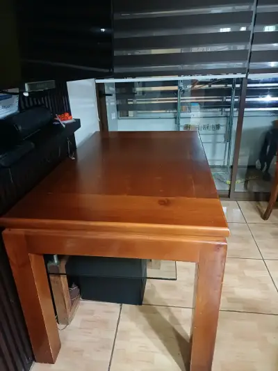 Mesa de comedor de madera robusta - miniatura 4