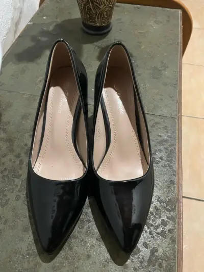 Zapatos de Tacón Negro Mujer Elegantes - miniatura 1