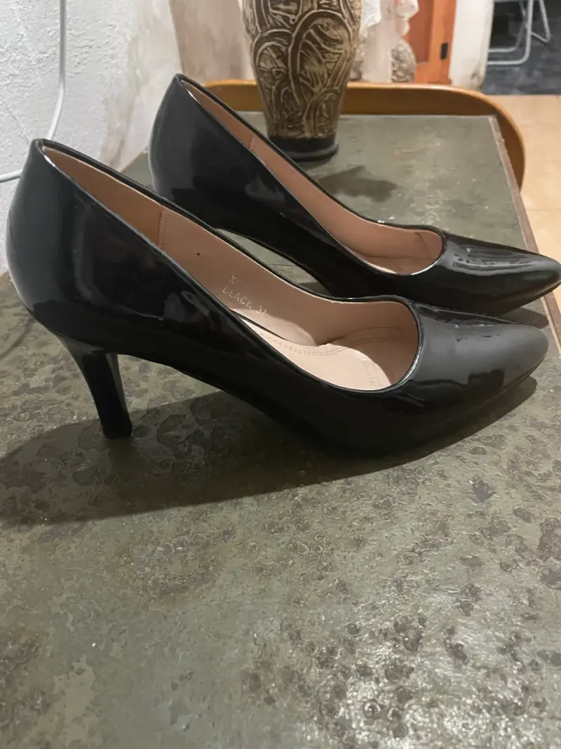 Zapatos de Tacón Negro Mujer Elegantes - 3