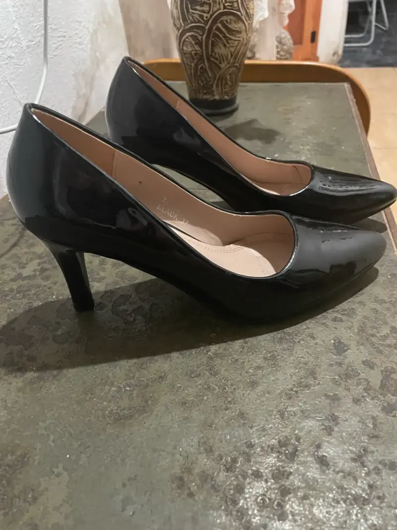 Zapatos de Tacón Negro Mujer Elegantes - 4