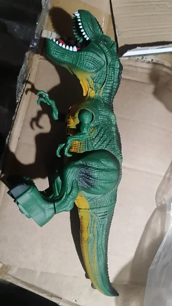 Dinosaurio T-Rex Eléctrico con Sonido y Luz - 2