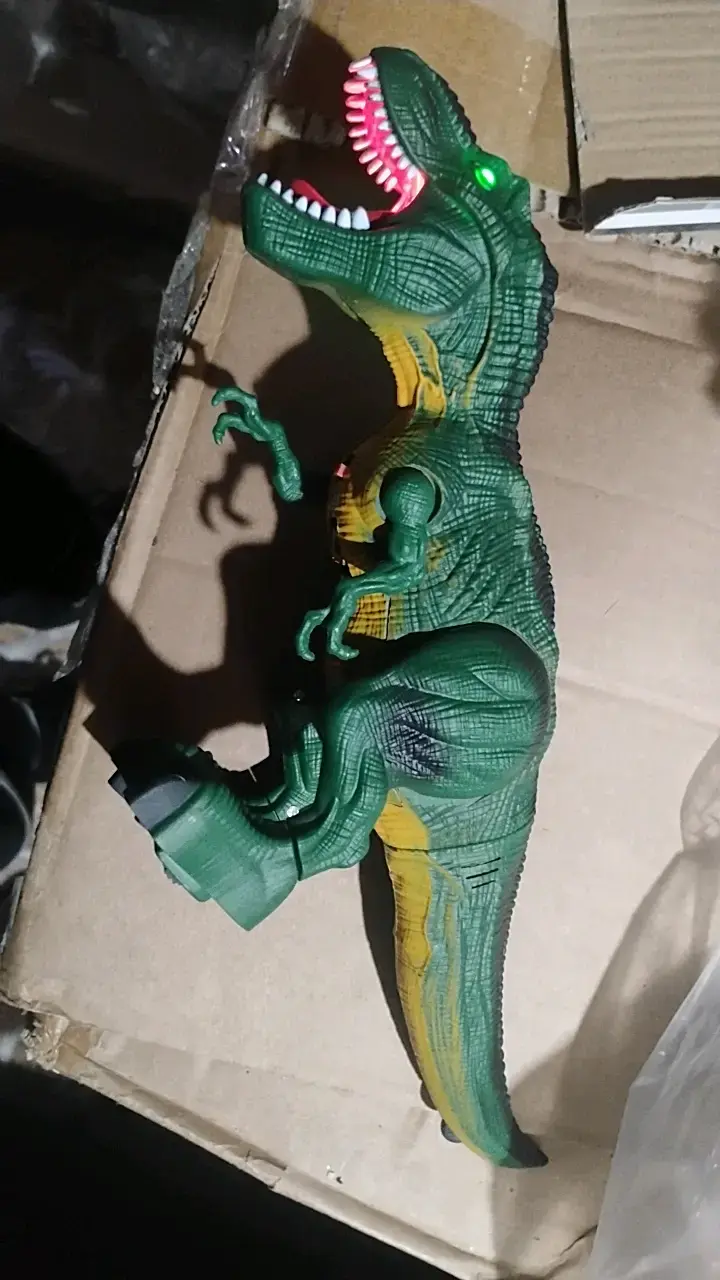 Dinosaurio T-Rex Eléctrico con Sonido y Luz - 3