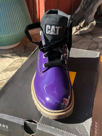 Botas Caterpillar moradas para mujer - miniatura 2