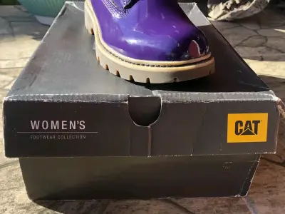 Botas Caterpillar moradas para mujer - miniatura 3