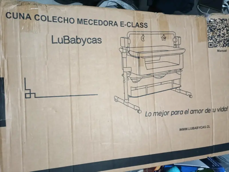 Cuna colecho mecedora LuBabycas E-Class