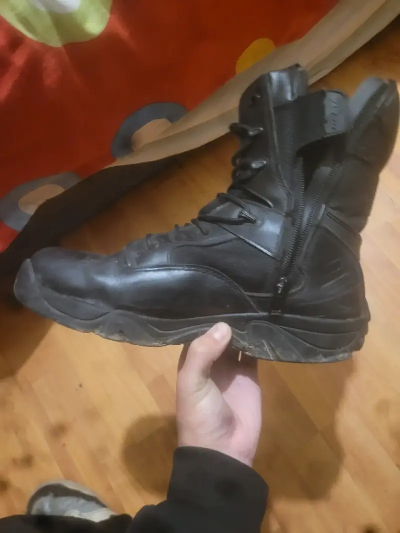 Botas tácticas negras Delta Plus con cremallera - 3