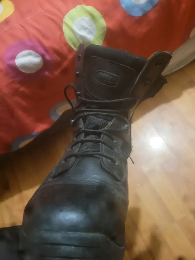 Botas tácticas negras Delta Plus con cremallera - 4